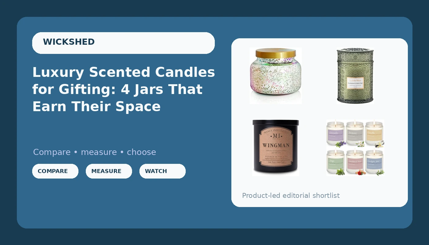 Luxury Scented Candles for Gifting: 4 Jars That Earn Their Space