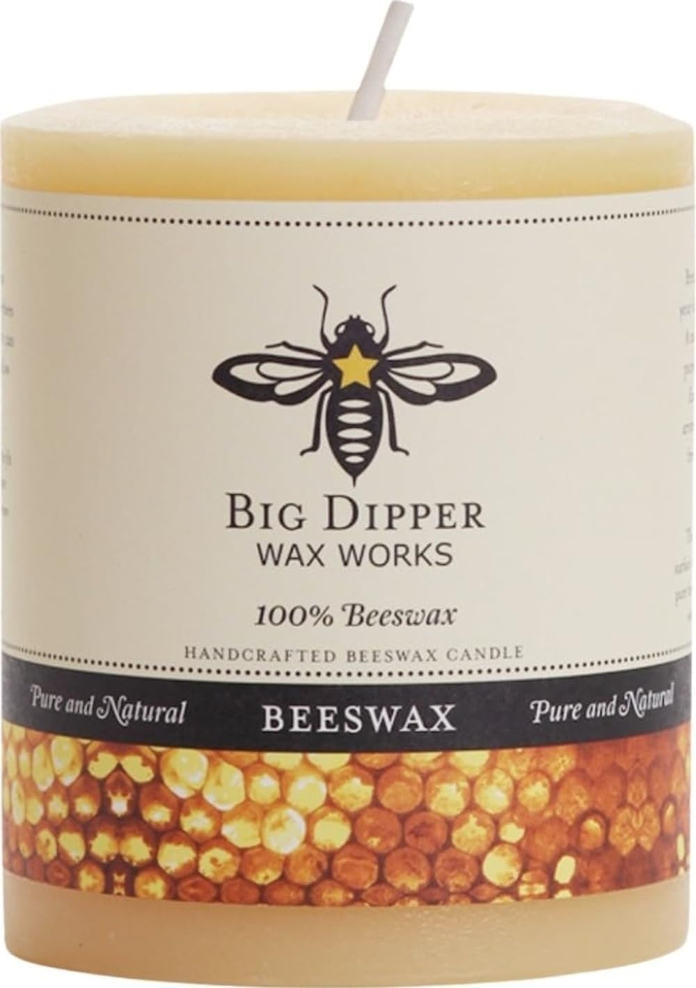 Big Dipper Wax Works 100% Beeswax Pillar (B0055EN1U2)