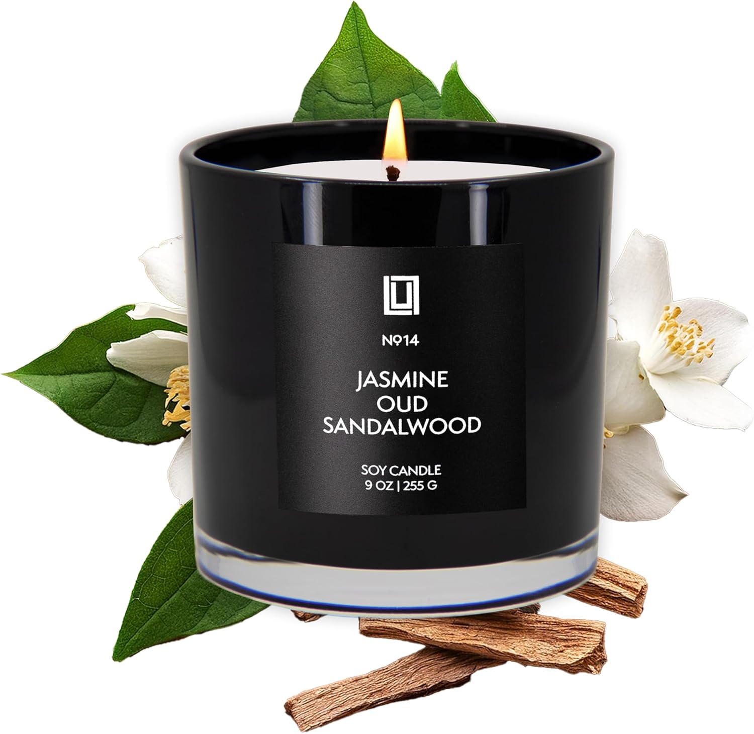 Lulu Candles Jasmine, Oud & Sandalwood (B07J5S5Z9D)