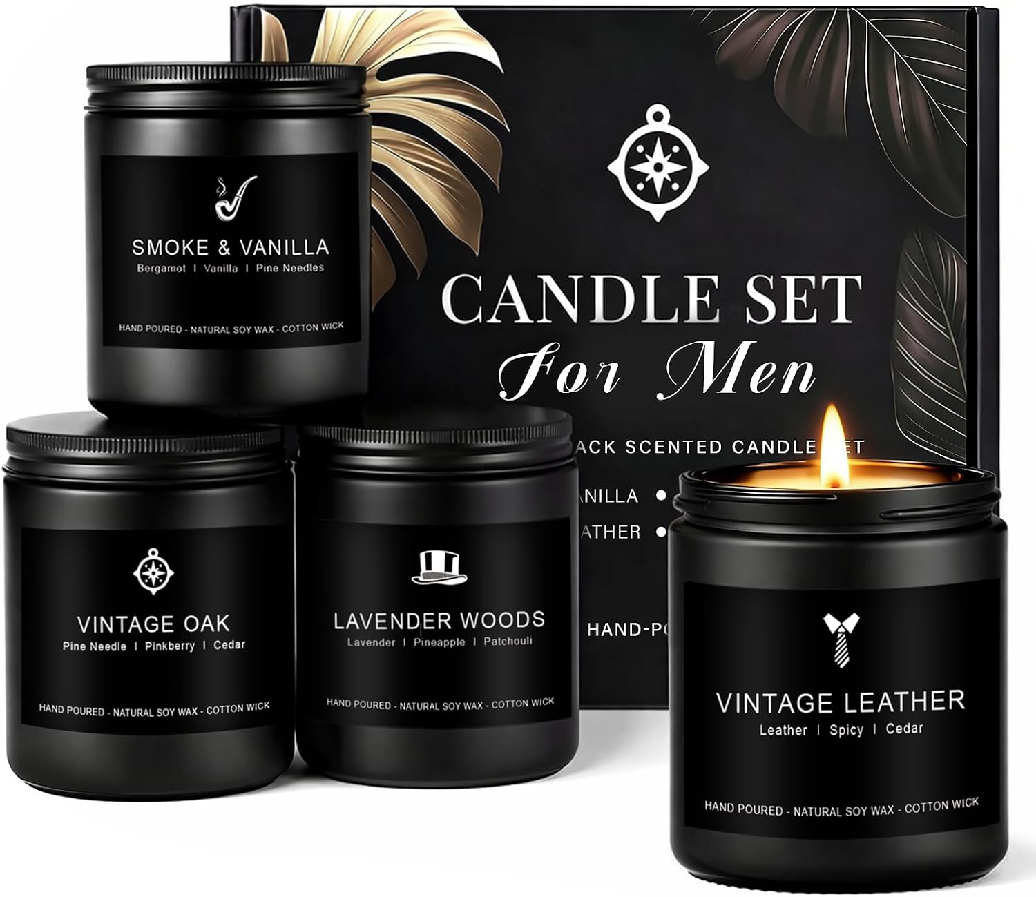 Scentes Candles Set for Men (B0FX2MZG1D)